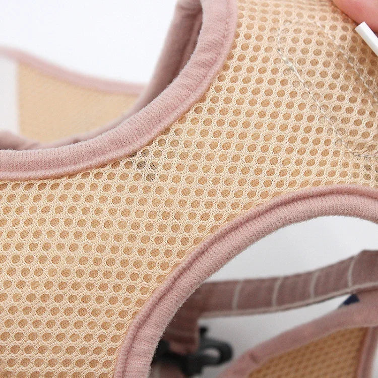 Áo yếm phản quang và thoáng khí, Dây kéo ngực thú cưng, XS, S, M, XL