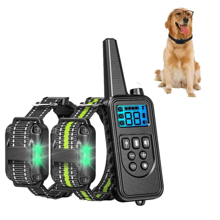 Vòng cổ thiết bị huấn luyện chó Bark Stopper Pet Supplies, điều khiển từ xa, 880-1 Đen, 880-1 Xanh lá, 880-2, 880-3