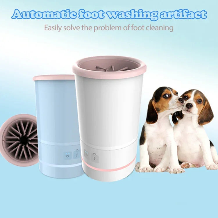 Cốc Rửa Chân Tự Động Cho Thú Cưng, Dụng Cụ Làm Sạch Chân Mèo Chó, S 6-11cm, L 14-19cm, M 10-14cm