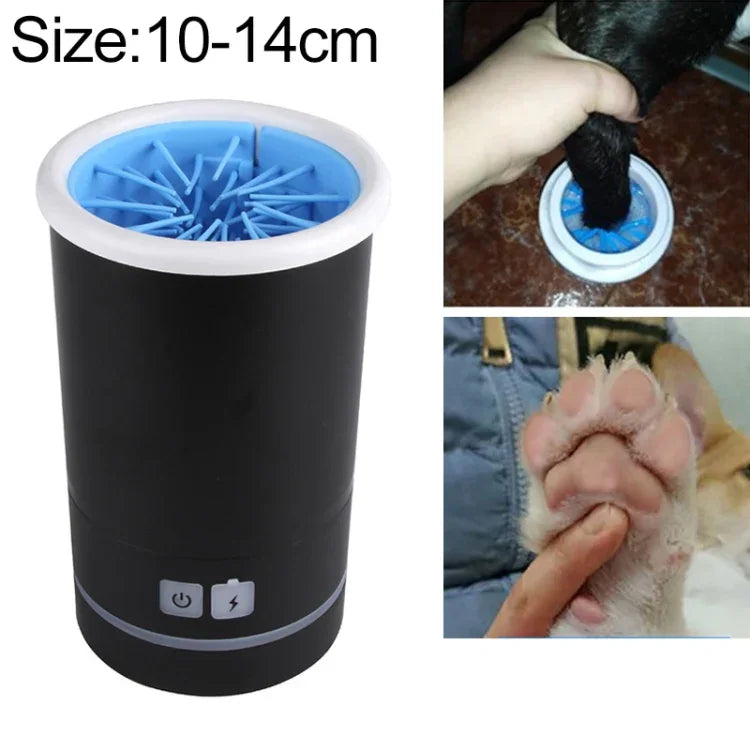 Cốc Rửa Chân Tự Động Cho Thú Cưng, Dụng Cụ Làm Sạch Chân Mèo Chó, S 6-11cm, L 14-19cm, M 10-14cm