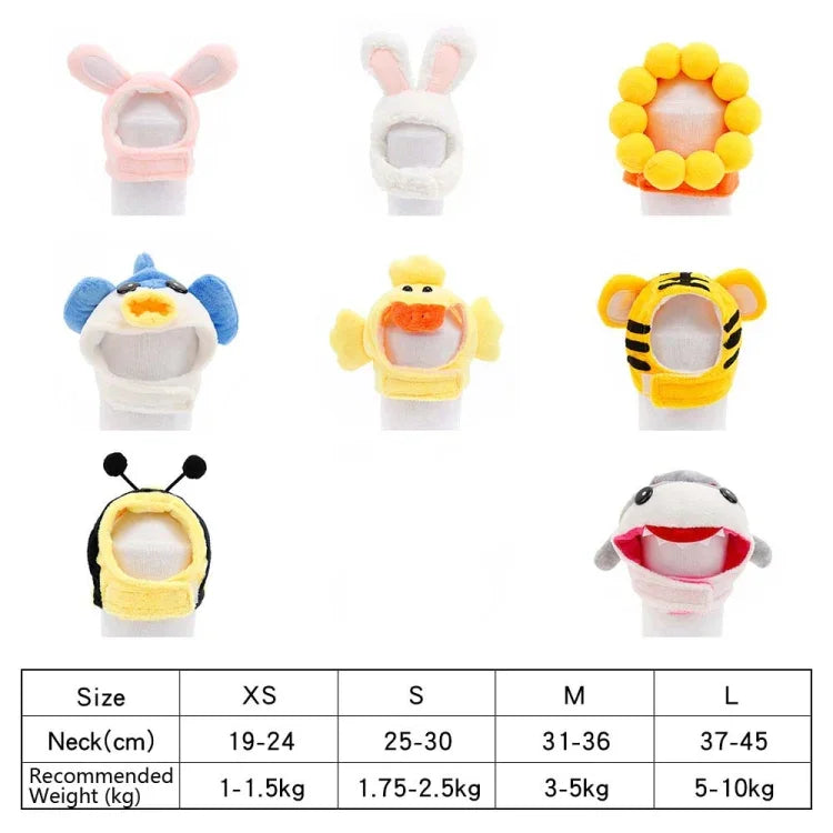 Mũ Mềm Cho Mèo, Mũ Đội Đầu Cho Mèo Và Chó, XS, S, M, L