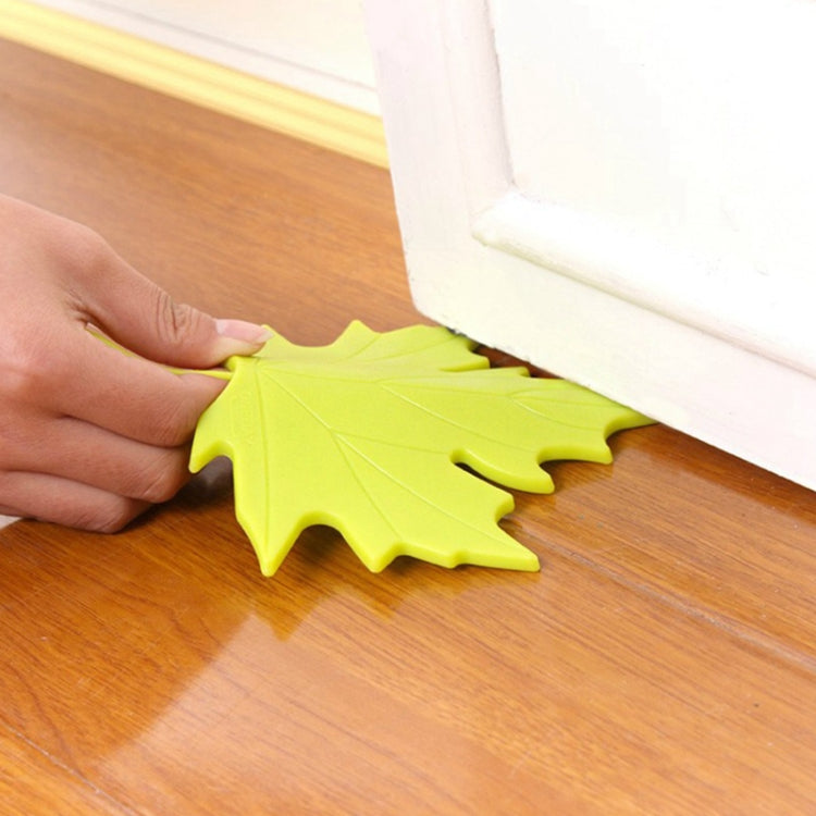 Chặn cửa an toàn hình lá phong mùa thu trang trí nhà