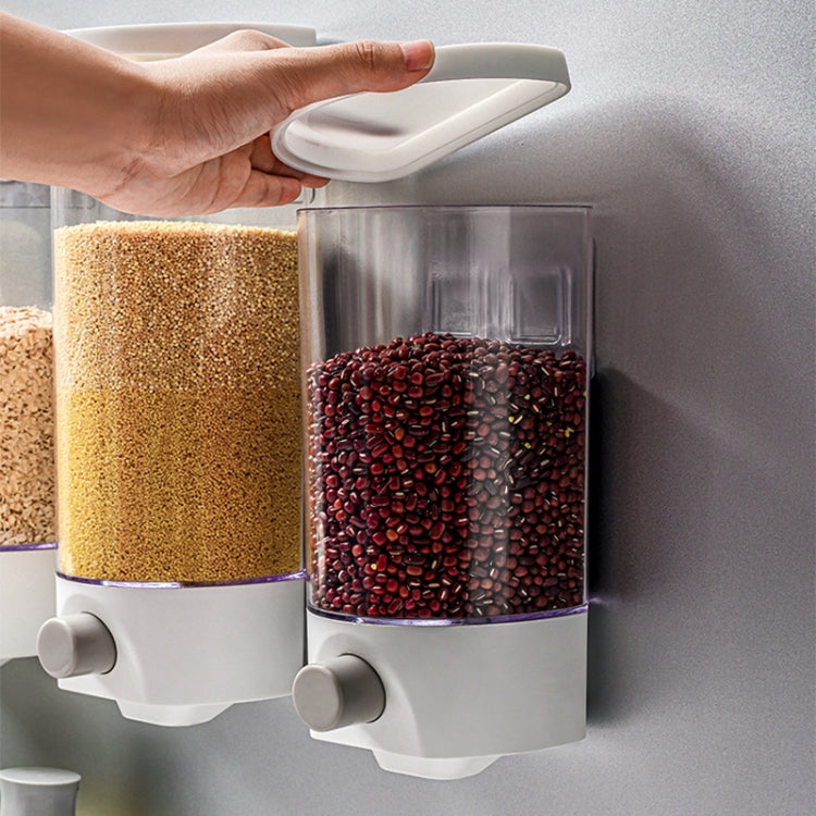 Hộp đựng ngũ cốc treo tường, bồn chứa kín đẩy lớn dung tích lớn cho nhà bếp, kích thước trung bình, lớn