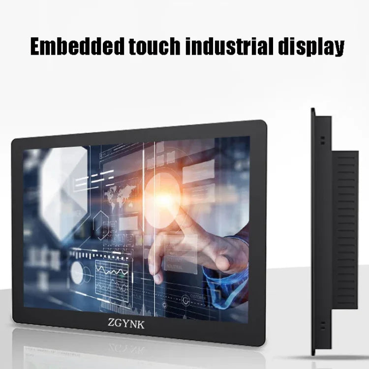 Màn hình công nghiệp nhúng HD ZGYNK KQ101, các loại 10 inch nhúng, 15.6 inch nhúng, 10 inch cảm ứng điện trở, 15.6 inch cảm ứng điện trở, 10 inch cảm ứng điện dung, 15.6 inch cảm ứng điện dung