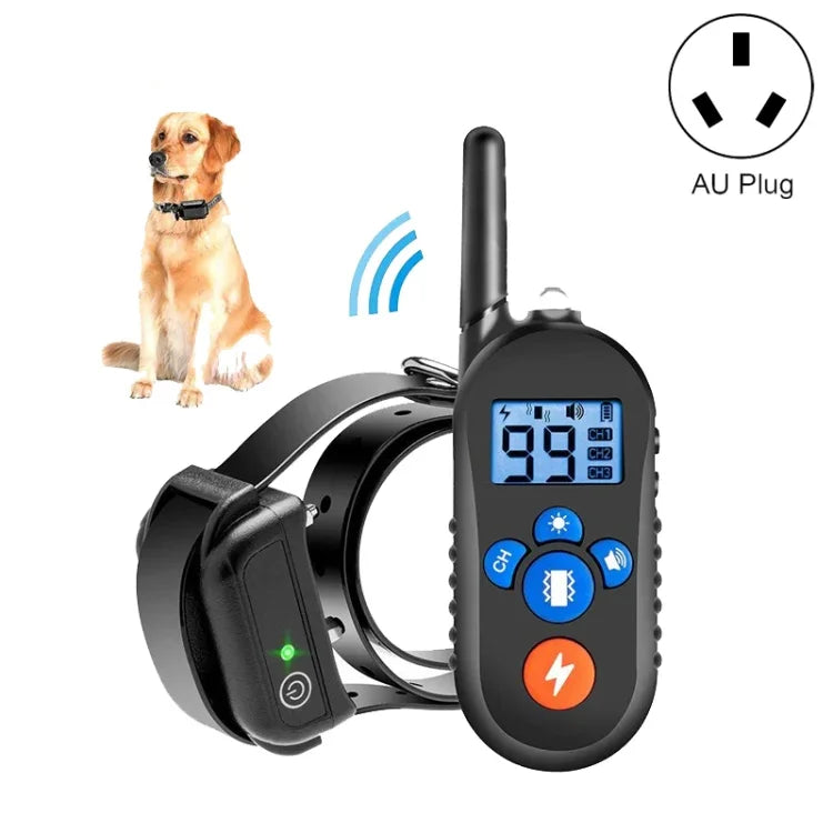 Vòng cổ điện sốc điều khiển từ xa 800m Bark Stopper Rung cảnh báo, thiết bị huấn luyện chó chống nước điện tử, 556-1, 556-2, 556-3