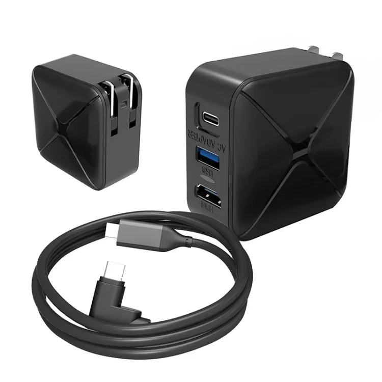 Bộ Chân Đế Adapter AC Đa Năng Chiếu và Sạc Hỗ Trợ Android/PC/Lite Cho Switch, Màu Đen + Phích Cắm US, Màu Đen + Phích Cắm EU, Màu Đen + Phích Cắm UK