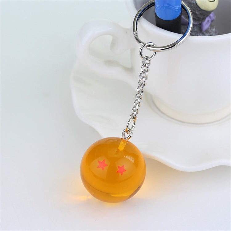 Anime Dragon Ball 7 Stars Balls 2.7cm PVC Figures Toys Keychain, 1 star, 2 star, 3 star, 4 star, 5 star, 6 star, 7 star