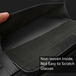 Car Sun Block Glasses Case Document Holder Car Plastic Frame Zipper Type Multi-Function Card Bag Storage Bag, Red, Beige, Pink, Brown, Black