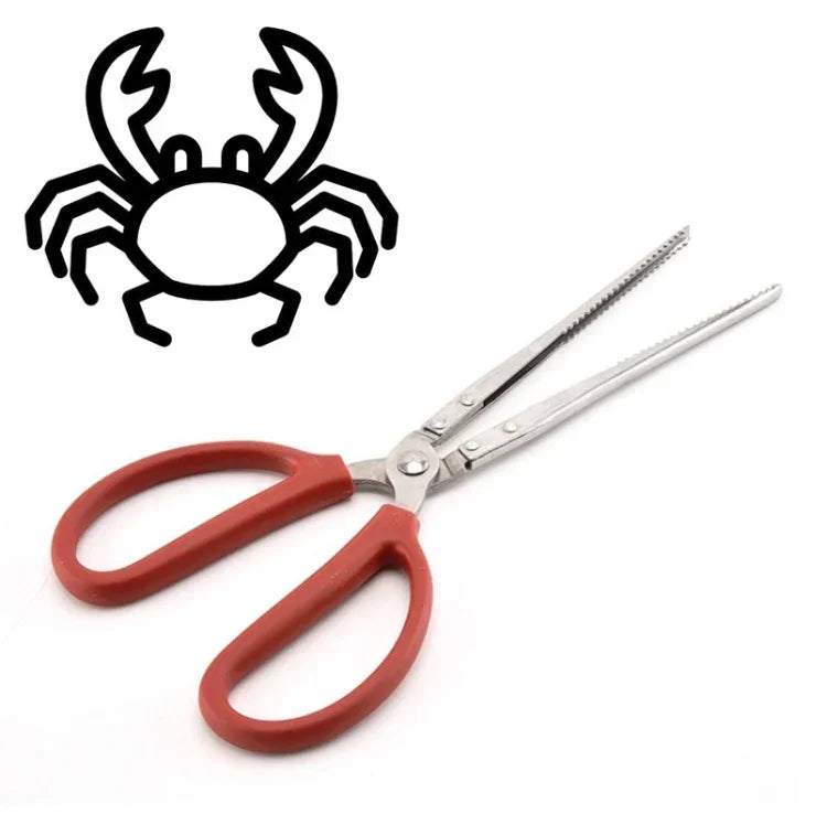 Kẹp cua, kẹp cá chình, dụng cụ biển, kẹp thẳng 30cm, kẹp thẳng 38cm, kẹp cong 38cm, kẹp thẳng 53cm, kẹp cong 53cm
