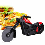 Dụng cụ cắt pizza hình xe máy bằng thép không gỉ, con lăn cắt pizza, xe máy