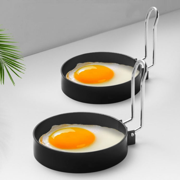 Bộ 2 vòng trứng sắt chống dính hình tròn làm trứng ốp la kèm cọ, bộ 4 cái