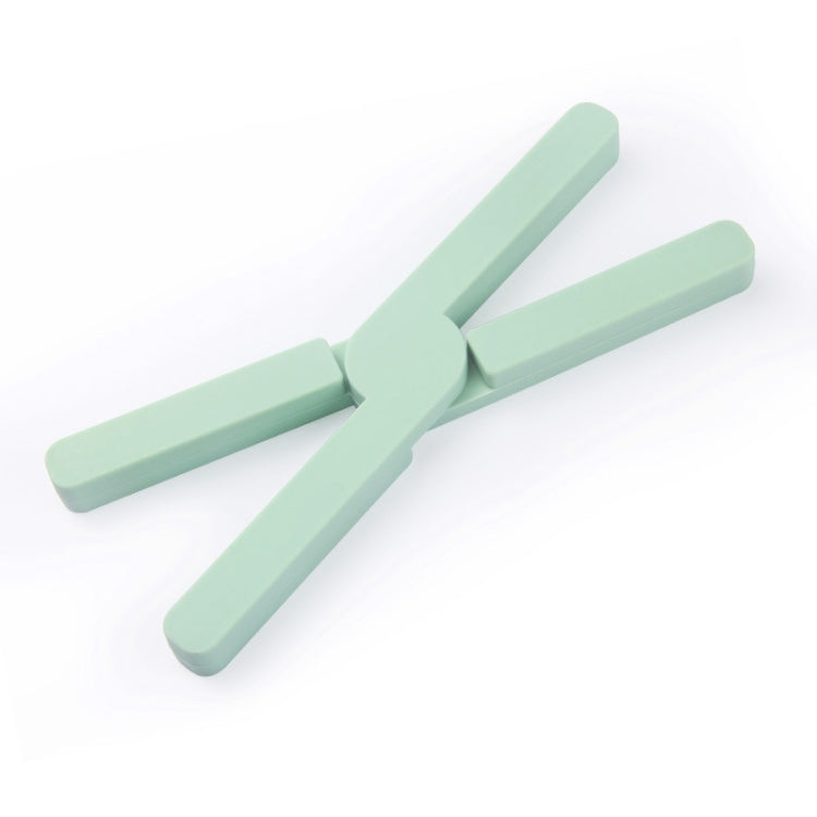 Miếng lót nồi silicon gấp hình chữ X dày, cách nhiệt nhà bếp, đế lót bàn chịu nhiệt cao, màu xanh lá, xanh dương, cam, xám đậm