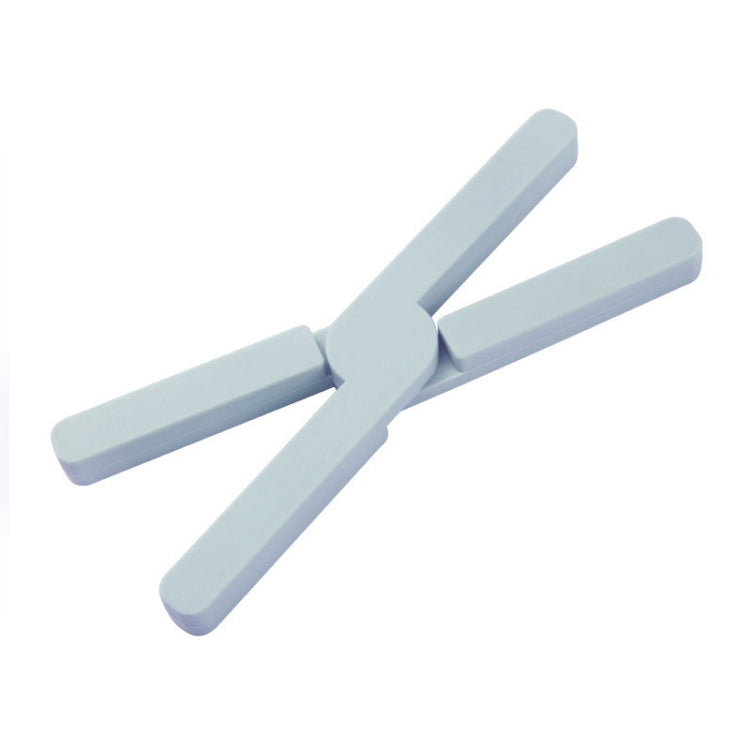Miếng lót nồi silicon gấp hình chữ X dày, cách nhiệt nhà bếp, đế lót bàn chịu nhiệt cao, màu xanh lá, xanh dương, cam, xám đậm
