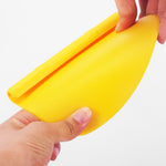 Dụng cụ cắt bột bằng thép không gỉ có thước đo, bộ 2 cái dao cắt mì (màu vàng)