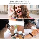 ORDRO EP7 Camera thể thao thông minh quay video trực tiếp 4K gắn đầu tự động lấy nét, Không có điều khiển từ xa, Có điều khiển từ xa