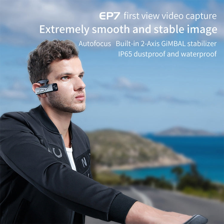 ORDRO EP7 Camera thể thao thông minh quay video trực tiếp 4K gắn đầu tự động lấy nét, Không có điều khiển từ xa, Có điều khiển từ xa