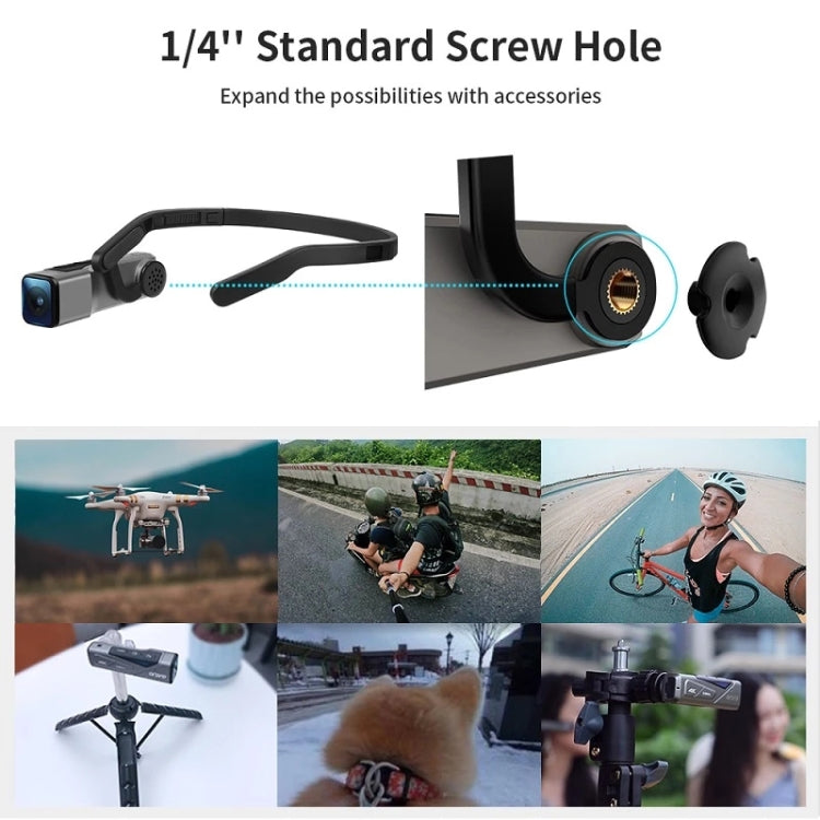 ORDRO EP7 Camera thể thao thông minh quay video trực tiếp 4K gắn đầu tự động lấy nét, Không có điều khiển từ xa, Có điều khiển từ xa