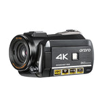 ORDRO AC3 Máy quay phim kỹ thuật số DV WiFi 4K Full HD 13MP màn hình IPS 3.1 inch, Tầm nhìn ban đêm, Tiêu chuẩn, Tiêu chuẩn + Micro, Tiêu chuẩn + Micro + Giá đỡ cầm tay, Tiêu chuẩn + Micro + Đèn chiếu sáng