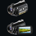 ORDRO AC3 Máy quay phim kỹ thuật số DV WiFi 4K Full HD 13MP màn hình IPS 3.1 inch, Tầm nhìn ban đêm, Tiêu chuẩn, Tiêu chuẩn + Micro, Tiêu chuẩn + Micro + Giá đỡ cầm tay, Tiêu chuẩn + Micro + Đèn chiếu sáng