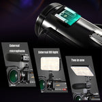 ORDRO AC5 Camera quay phim kỹ thuật số DV WiFi 4K HD tầm nhìn ban đêm zoom quang học 12X, Tiêu chuẩn, Tiêu chuẩn + Micro, Tiêu chuẩn + Micro + Giá đỡ cầm tay, Tiêu chuẩn + Micro + Đèn chiếu sáng