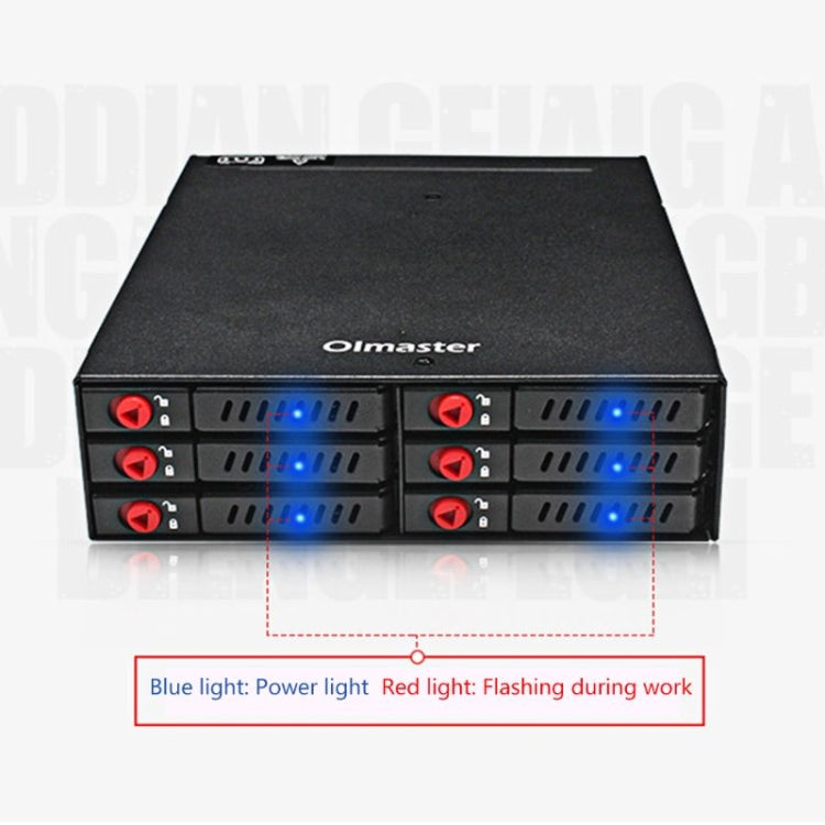 Hộp ổ cứng ổ quang sáu khay OImaster MR-6601, MR-6601