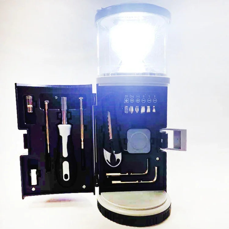 Đèn cắm trại gia đình ngoài trời RX340 15 trong 1 kèm bộ dụng cụ phần cứng