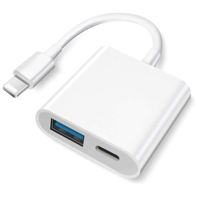 Bộ Chuyển Đổi OTG 8 Pin Sang USB2.0+8 Pin, Hỗ Trợ Hệ Điều Hành IOS