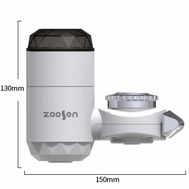 Vòi nước nóng điện Zoosen loại kết nối vòi nước nóng tức thì, phích cắm CN, kiểu: Trắng + chống rò rỉ, trắng, có đầu nối vòi sen, trắng + chống rò rỉ