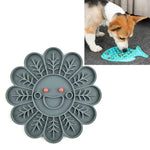 Thảm Ăn Chậm Silicone Cho Mèo Và Chó Chống Nghẹn, Hình Cá, Hình Móng Vuốt, Hình Hoa