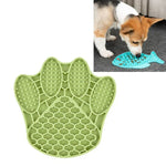 Thảm Ăn Chậm Silicone Cho Mèo Và Chó Chống Nghẹn, Hình Cá, Hình Móng Vuốt, Hình Hoa