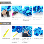 26 cái bóng bay giấy nhôm hình ngôi sao 18 inch trang trí ngày lễ trong nước, giao màu ngẫu nhiên, bóng bay giấy nhôm