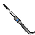 LCD Conical Curling Iron Single Tube Ceramic Glaze Pear Flower Cone, 19mm EU, 25mm EU, 25mm US, 19mm US, 32mm EU