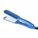 Máy uốn tóc gợn sóng gốm chuyên nghiệp 220V, Xanh dương, Hồng, Đỏ, Đỏ hồng, Trắng