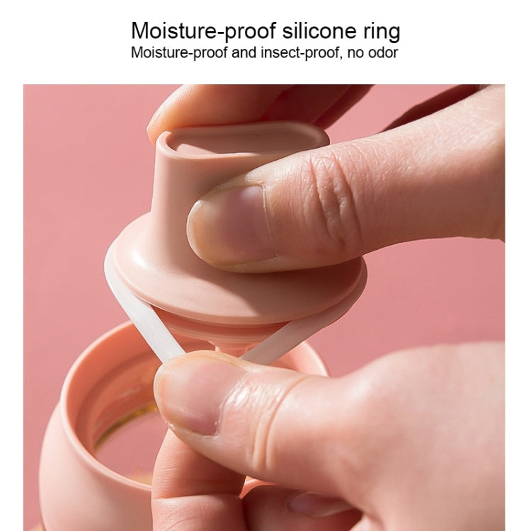 3 cái nắp chống ẩm kiểu Macaron, thìa, lọ gia vị thủy tinh có nhãn, lọ gia vị, lọ mật ong, lọ dầu có chổi quét