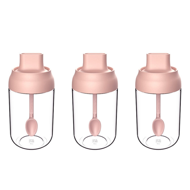 3 cái nắp chống ẩm kiểu Macaron, thìa, lọ gia vị thủy tinh có nhãn, lọ gia vị, lọ mật ong, lọ dầu có chổi quét