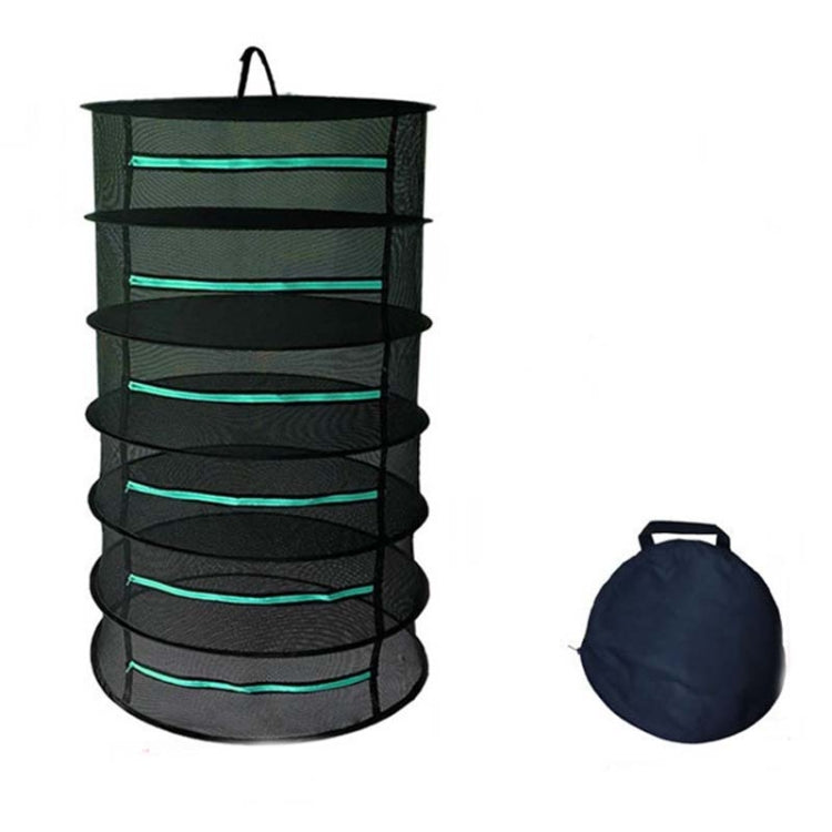 Hanging Herbal Drying Net Foldable Drying Rack Closed Zipper Plant Drying Net, 60cm Diameter 2 Layers, 60cm Diameter 4 Layers, 60cm Diameter 6 Layers, 60cm Diameter 8 Layers