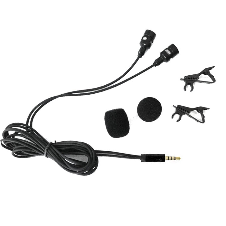 Microphone Lavalier có dây, micro condenser đầu đôi, micro cho hai người hát live trên điện thoại, micro K Song, túi 515PU