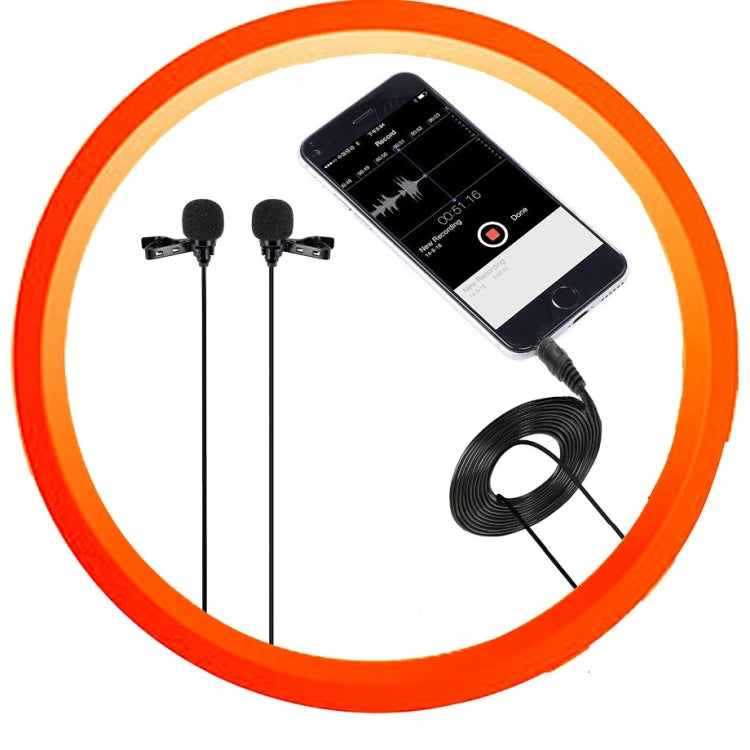 Microphone Lavalier có dây, micro condenser đầu đôi, micro cho hai người hát live trên điện thoại, micro K Song, túi 515PU