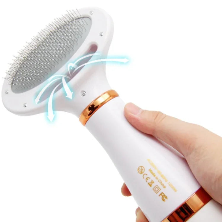 Máy Sấy Lông Thú Cưng Bàn Chải Điện Làm Sạch Cho Mèo & Chó, Phích Cắm Mỹ, Phích Cắm Anh