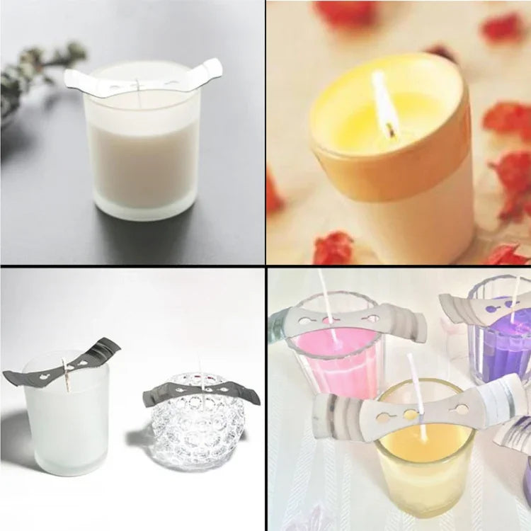 Bộ 2 sợi bấc nến bông dệt cho đèn bơ, bấc nến