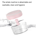 Dụng cụ nghiền tỏi điện USB sạc lại, máy nghiền thức ăn bổ sung, máy nghiền tỏi inox, thiết bị bóc tỏi không dây mini, màu xanh lá, trắng