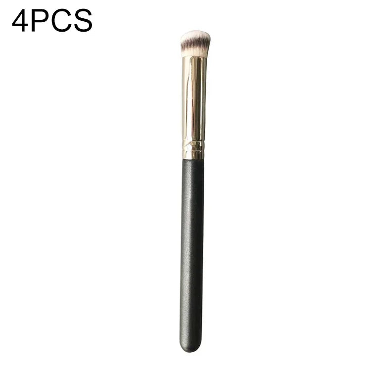 Bộ 4 cọ trang điểm lông tổng hợp cán gỗ, cọ nền 191, cọ che khuyết điểm 270, cọ nền chéo 170