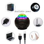 Đèn chiếu laser bầu trời sao Giáng Sinh M2 8W, ánh sáng không gian xoay, họa tiết nước động, đèn ngủ, USB, pin