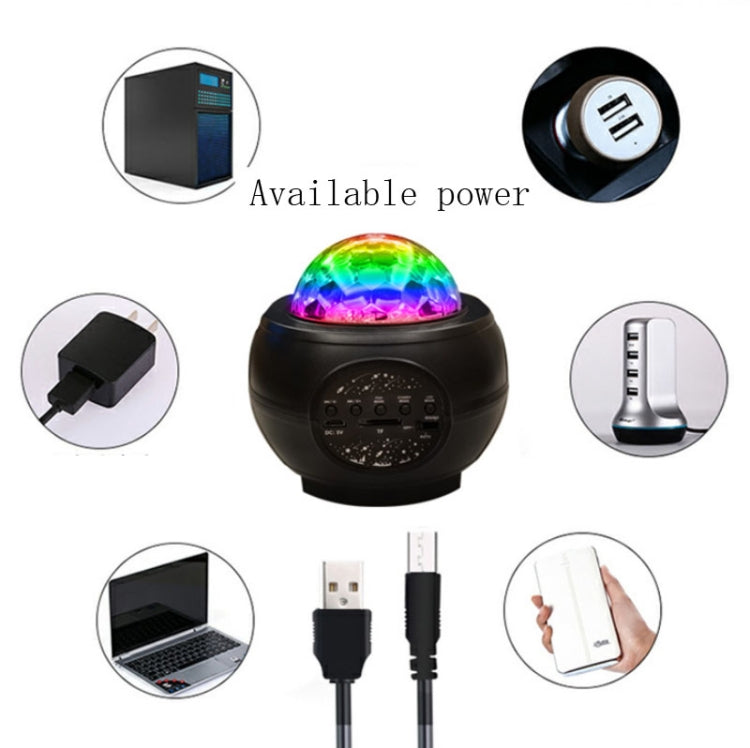 Đèn chiếu laser bầu trời sao Giáng Sinh M2 8W, ánh sáng không gian xoay, họa tiết nước động, đèn ngủ, USB, pin