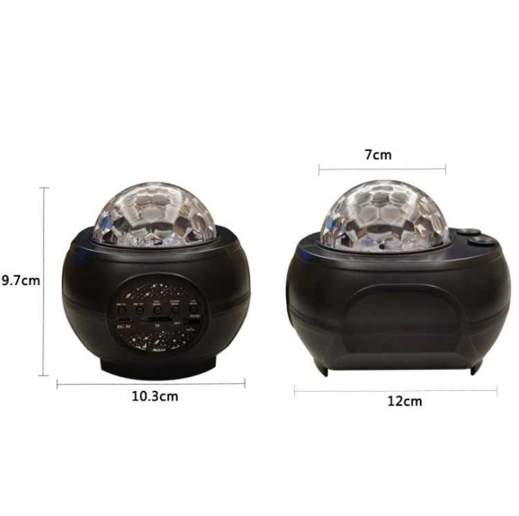 Đèn chiếu laser bầu trời sao Giáng Sinh M2 8W, ánh sáng không gian xoay, họa tiết nước động, đèn ngủ, USB, pin