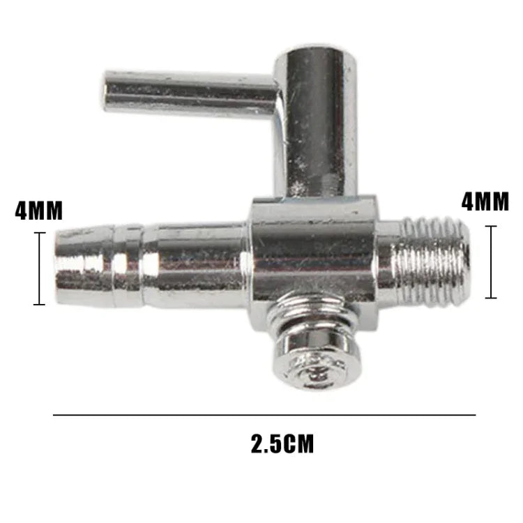 Ống oxy bể cá phân phối bằng thép không gỉ van điều chỉnh oxy, một đầu, hai đầu, ba đầu, bốn đầu, năm đầu, sáu đầu, tám đầu, mười đầu