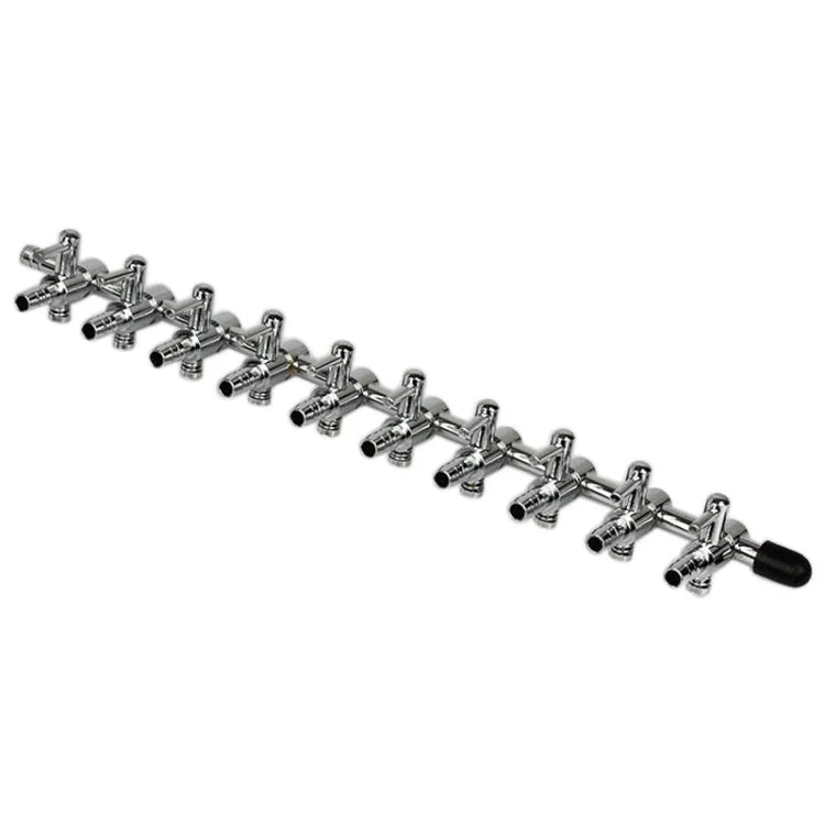 Ống oxy bể cá phân phối bằng thép không gỉ van điều chỉnh oxy, một đầu, hai đầu, ba đầu, bốn đầu, năm đầu, sáu đầu, tám đầu, mười đầu