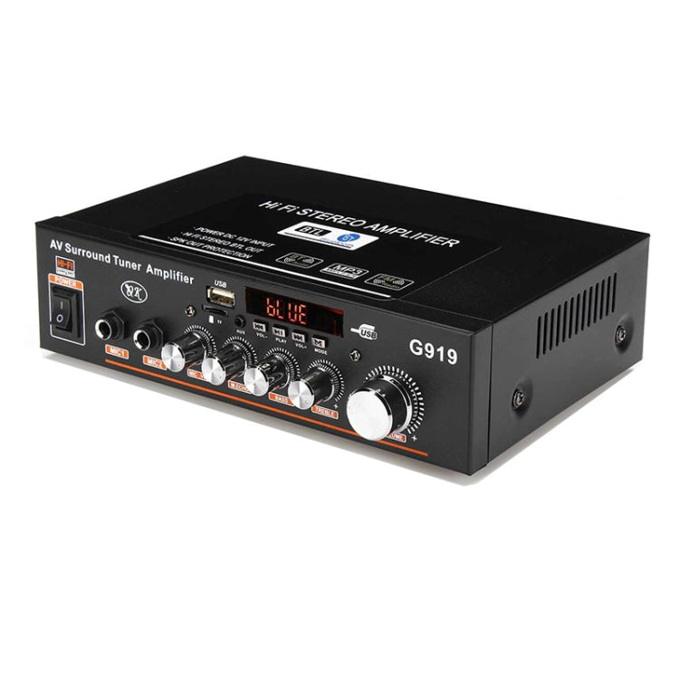 Bộ Khuếch Đại Công Suất Kỹ Thuật Số Thông Minh G919 Tích Hợp Bluetooth / USB / SD / FM Mini, Phích Cắm EU