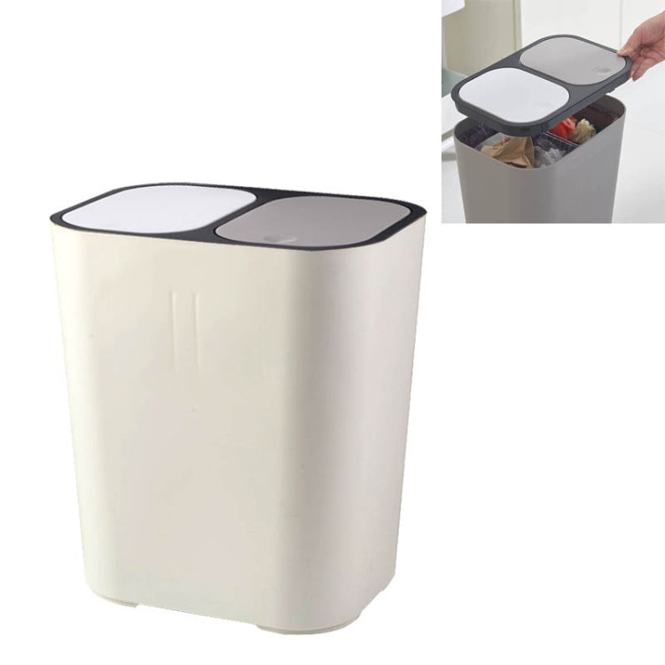 Thùng rác phân loại khô và ướt, giỏ đựng giấy nhà bếp, màu xanh dương, trắng, xám, be