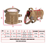 Áo Huấn Luyện Cho Chó, Trang Bị Ngoài Trời, Quần Áo Thú Cưng, M, L